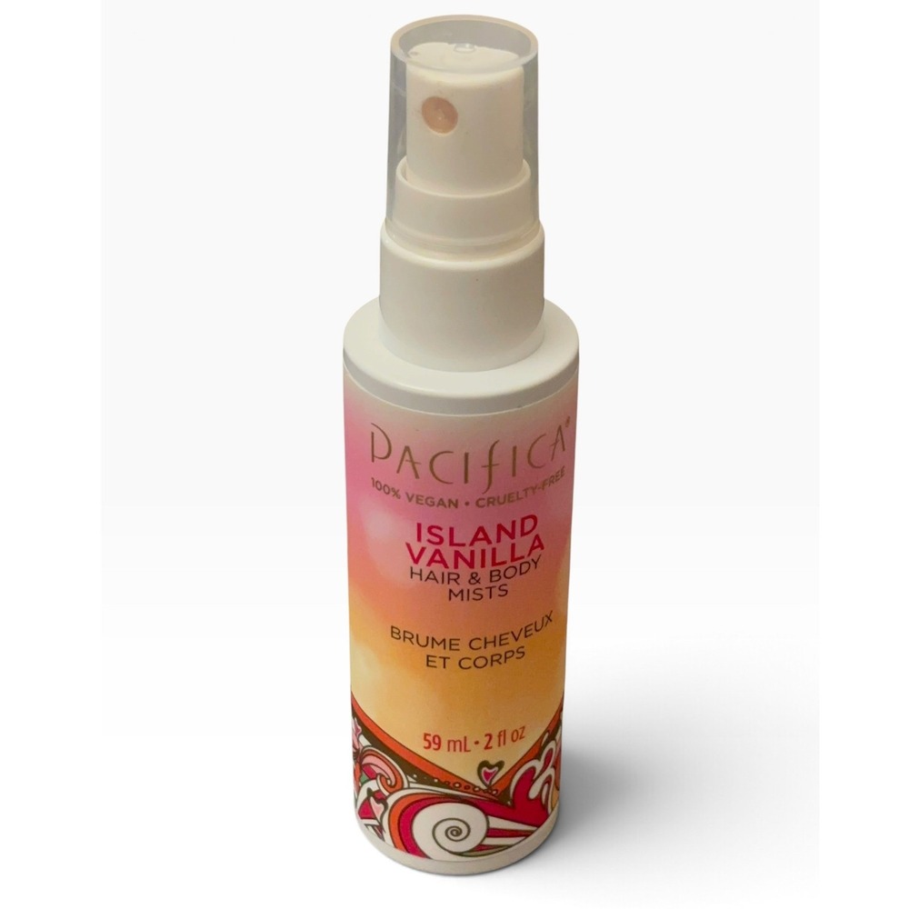 Pacifica Island Vanilla Hair & Body Mist 2 fl oz Vegan Fragrance Spray